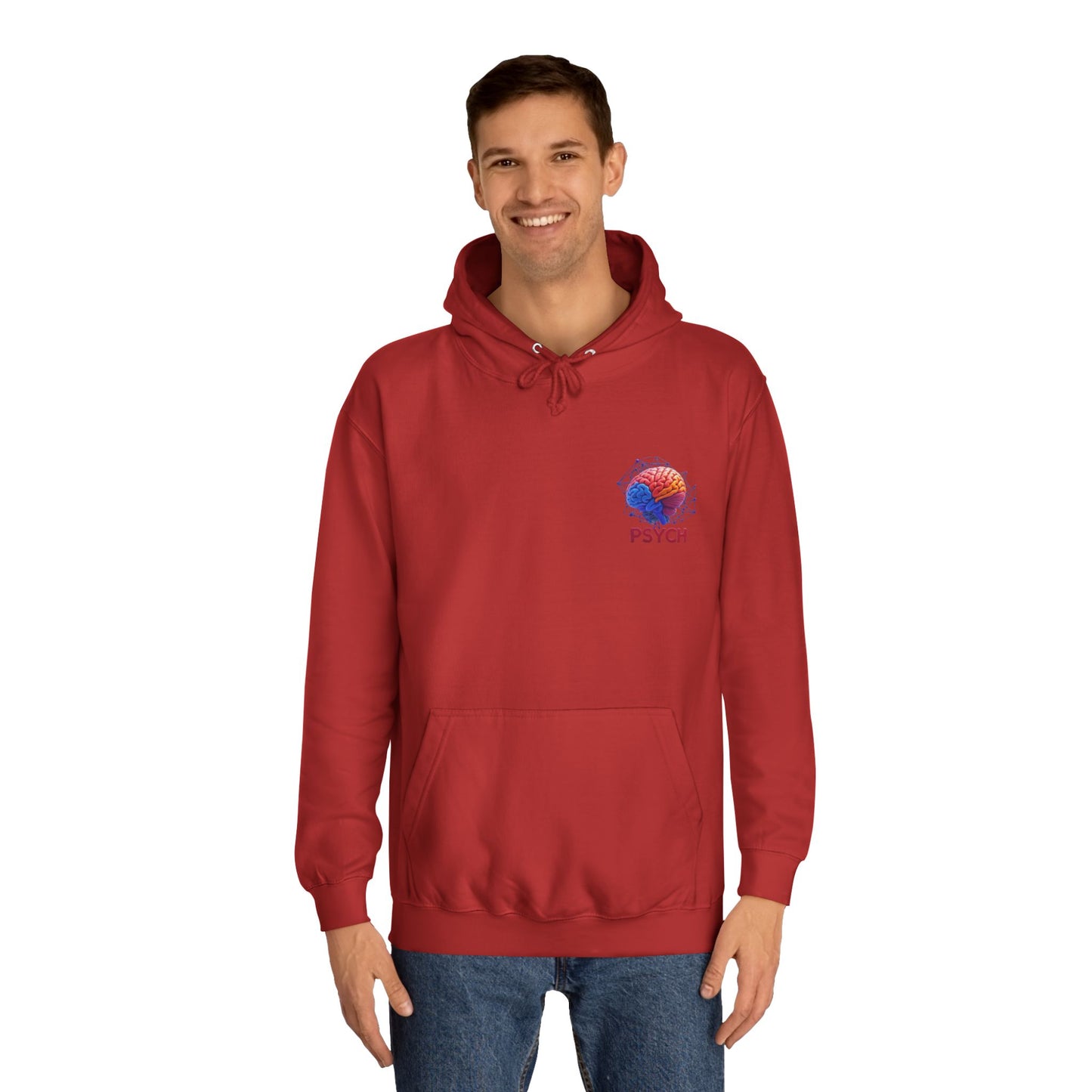 Psychology Unisex Hoodie, College Sweatshirt, Gift for Psychology Students, Brain Art, Cozy College Wear