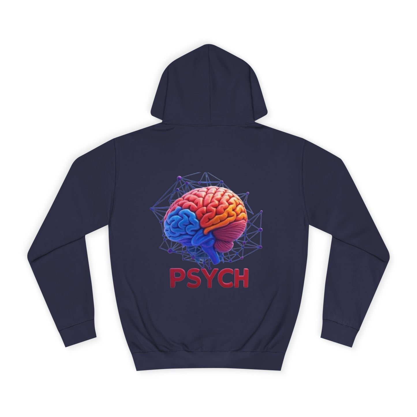Psychology Unisex Hoodie, College Sweatshirt, Gift for Psychology Students, Brain Art, Cozy College Wear