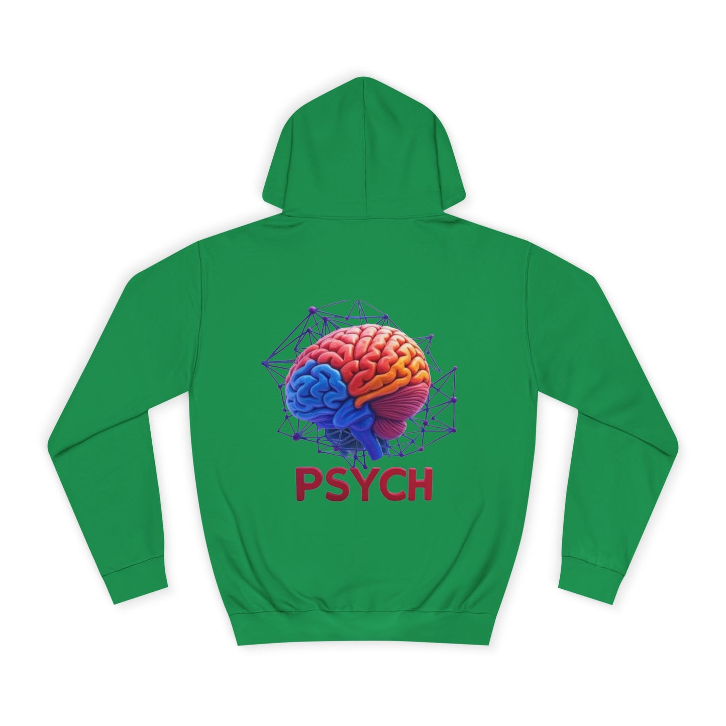 Psychology Unisex Hoodie, College Sweatshirt, Gift for Psychology Students, Brain Art, Cozy College Wear
