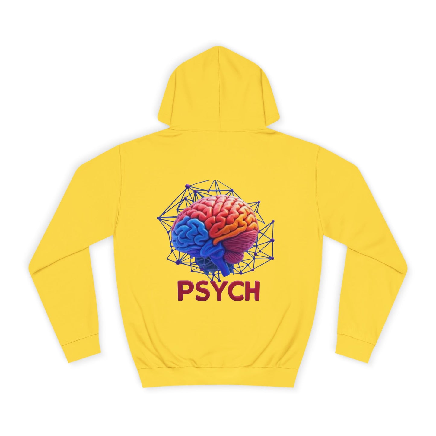 Psychology Unisex Hoodie, College Sweatshirt, Gift for Psychology Students, Brain Art, Cozy College Wear