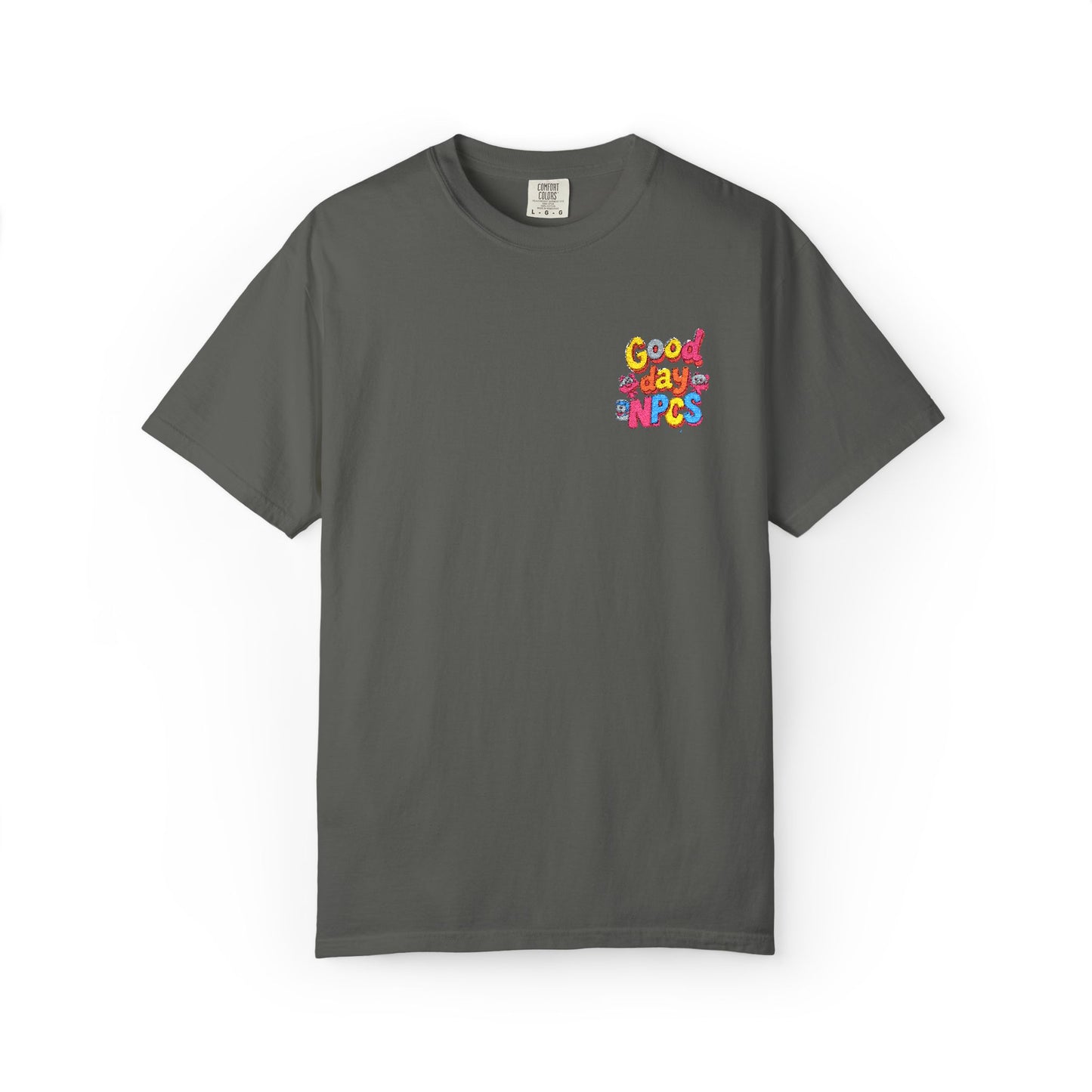 Vibrant Cartoon Unisex T-Shirt,"Good day NpCs" Cute Graphic Tee, Fun Casual Wear, Gift for Friends, Birthday Celebration, Youthful Style