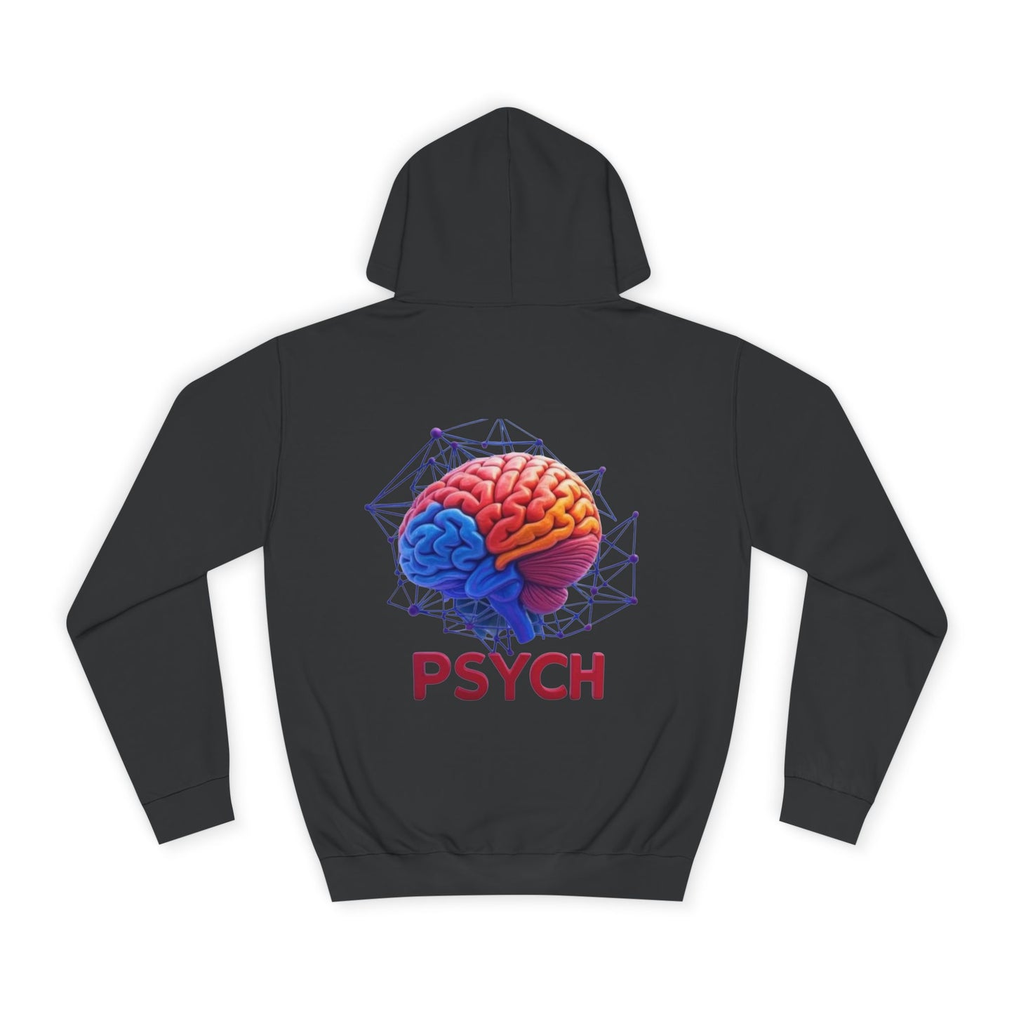 Psychology Unisex Hoodie, College Sweatshirt, Gift for Psychology Students, Brain Art, Cozy College Wear