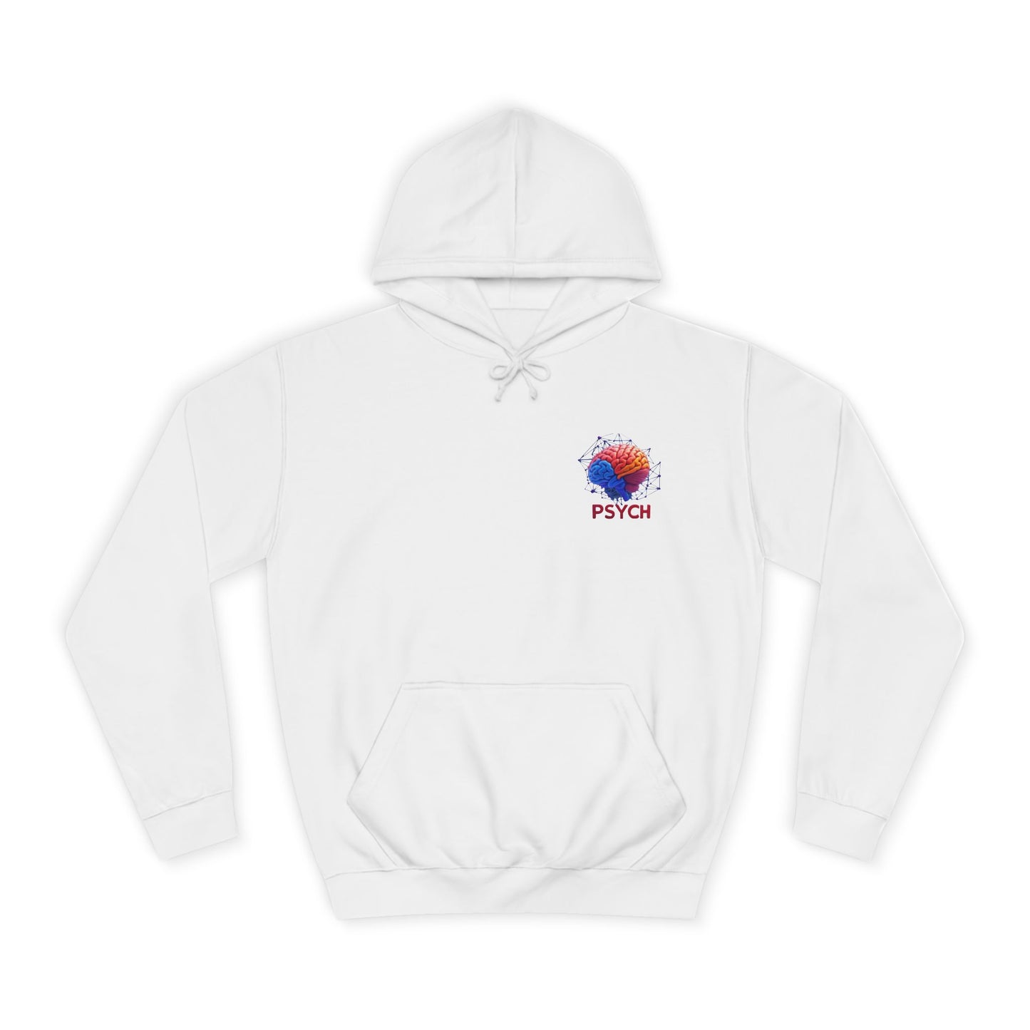 Psychology Unisex Hoodie, College Sweatshirt, Gift for Psychology Students, Brain Art, Cozy College Wear
