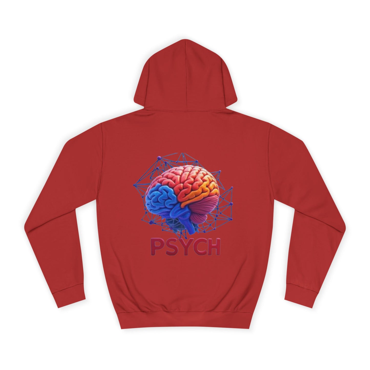 Psychology Unisex Hoodie, College Sweatshirt, Gift for Psychology Students, Brain Art, Cozy College Wear