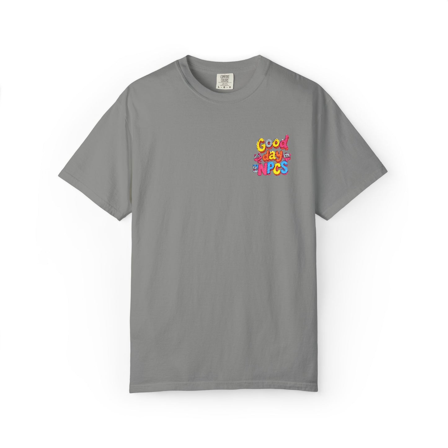 Vibrant Cartoon Unisex T-Shirt,"Good day NpCs" Cute Graphic Tee, Fun Casual Wear, Gift for Friends, Birthday Celebration, Youthful Style