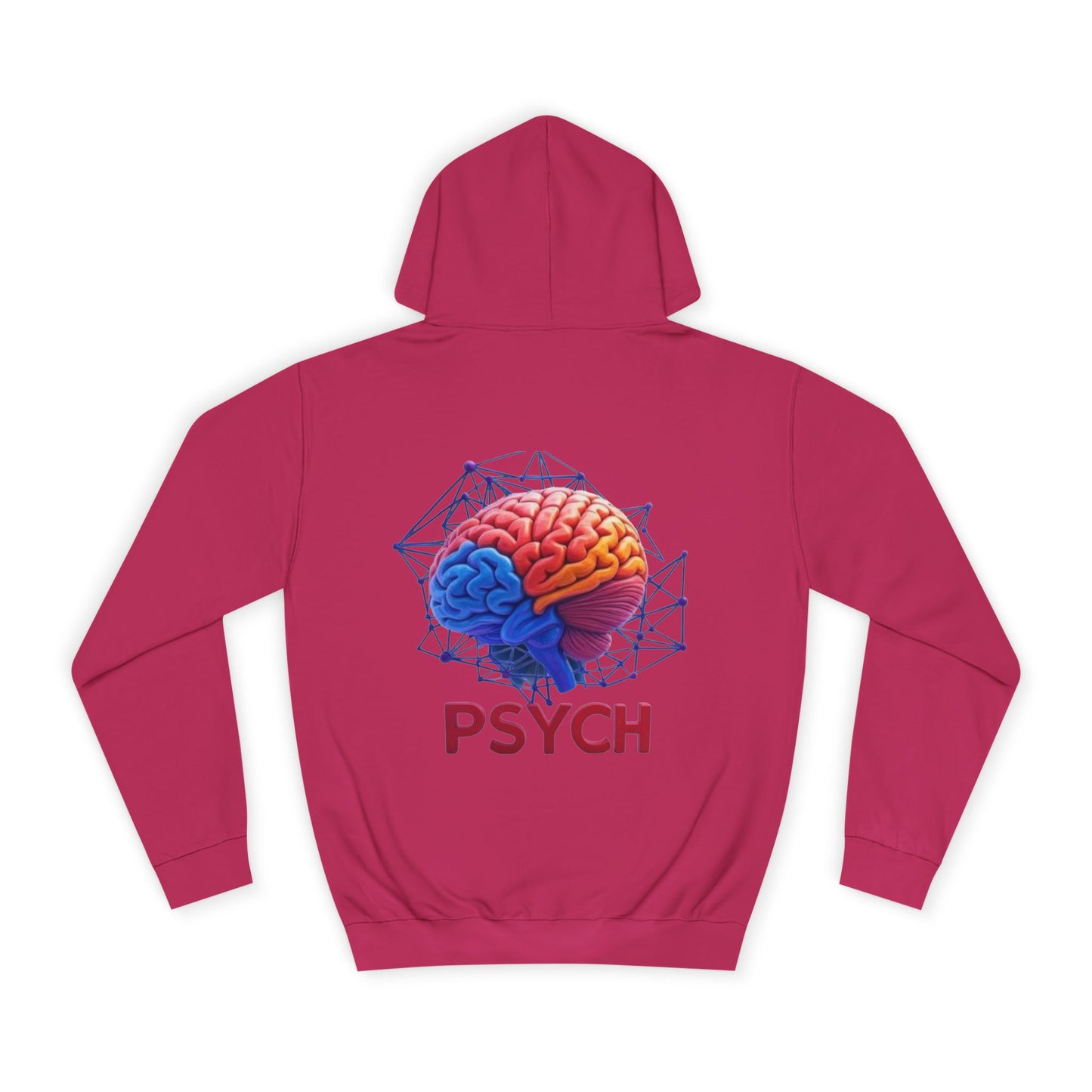 Psychology Unisex Hoodie, College Sweatshirt, Gift for Psychology Students, Brain Art, Cozy College Wear