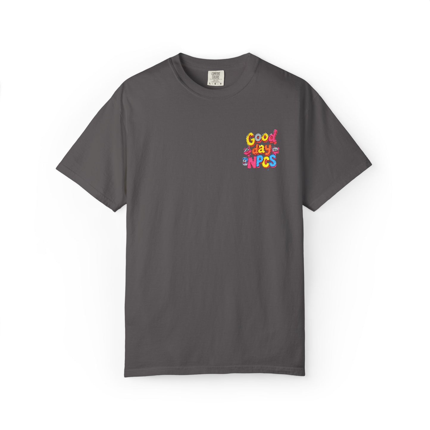 Vibrant Cartoon Unisex T-Shirt,"Good day NpCs" Cute Graphic Tee, Fun Casual Wear, Gift for Friends, Birthday Celebration, Youthful Style