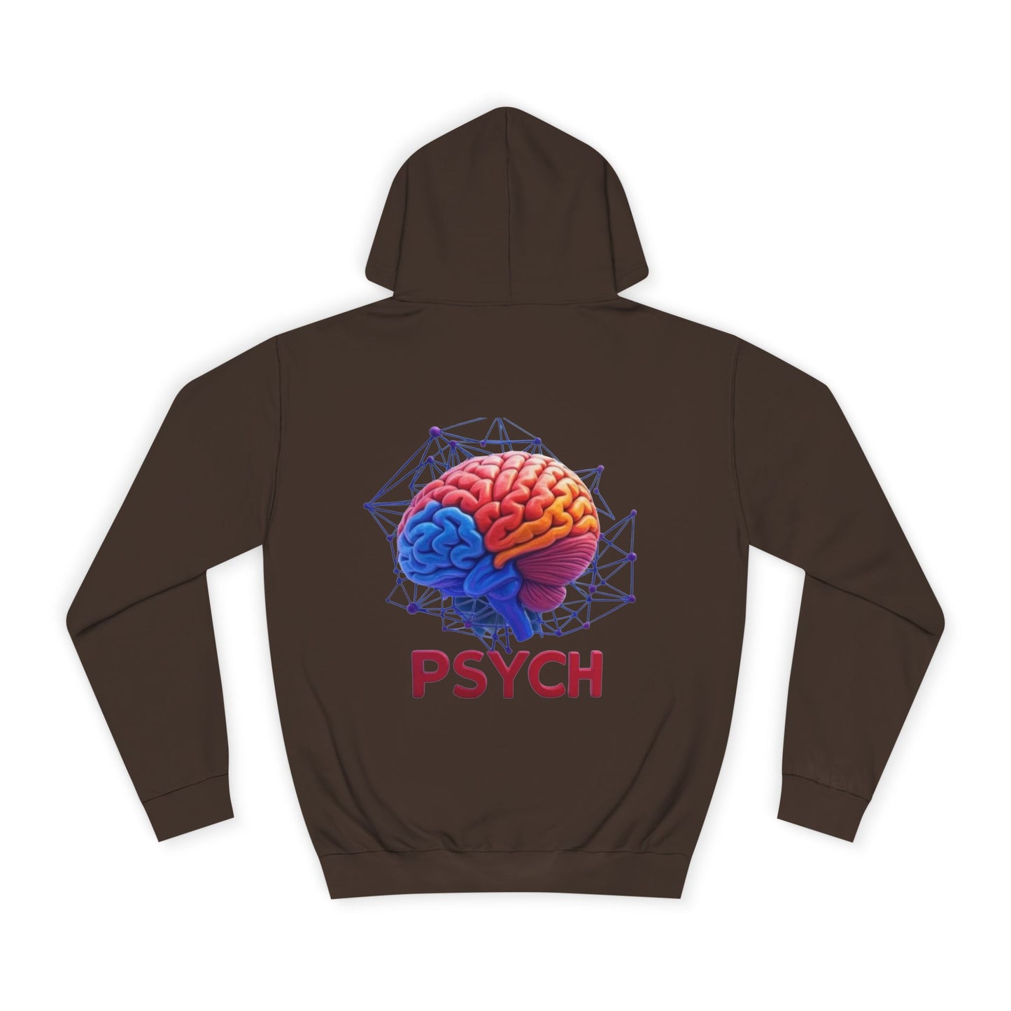 Psychology Unisex Hoodie, College Sweatshirt, Gift for Psychology Students, Brain Art, Cozy College Wear