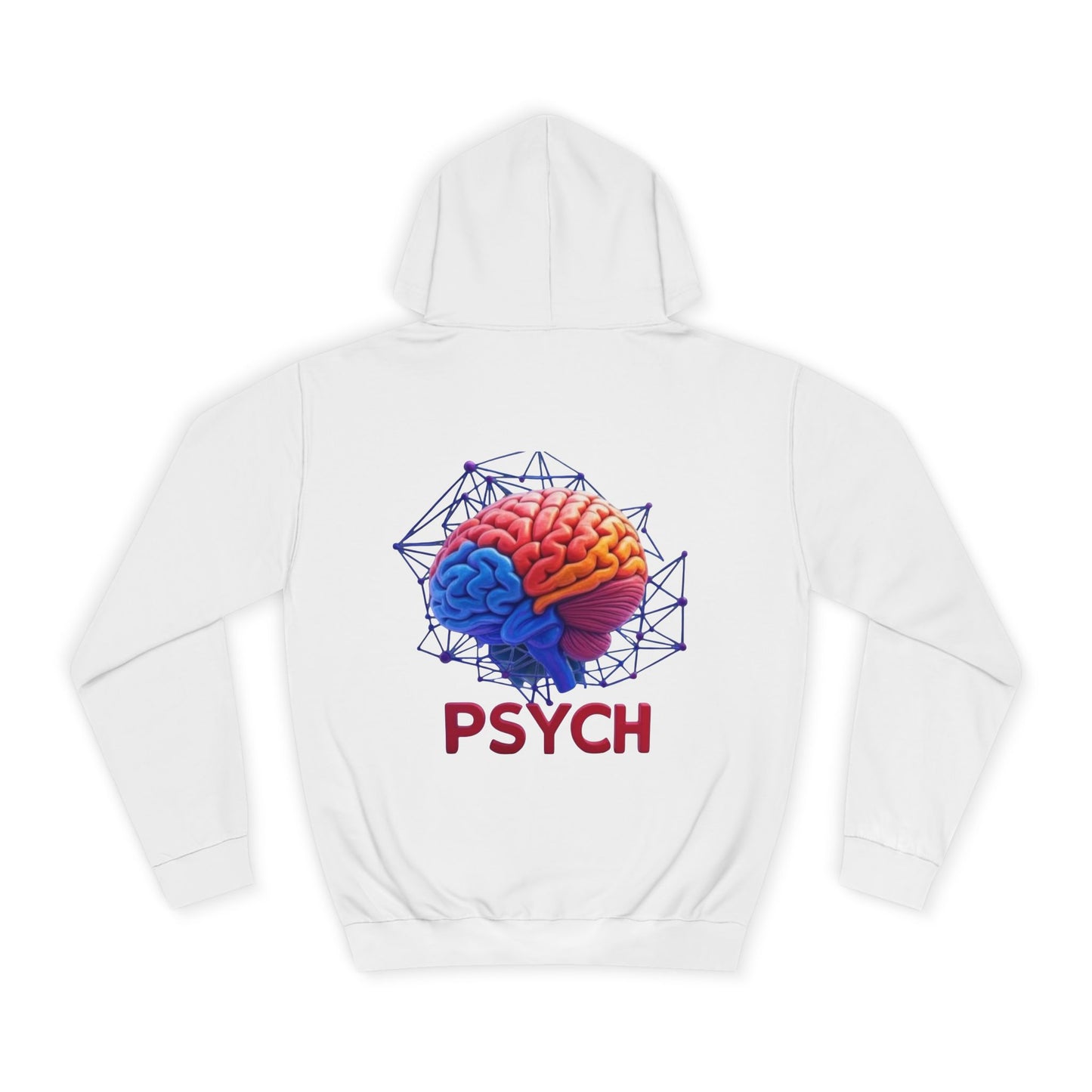Psychology Unisex Hoodie, College Sweatshirt, Gift for Psychology Students, Brain Art, Cozy College Wear