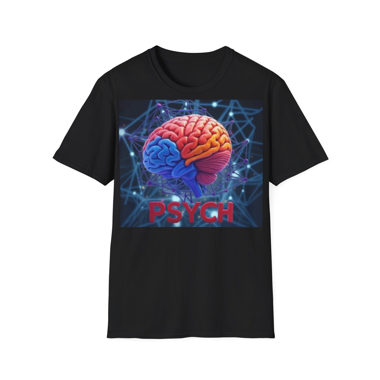 Colorful Brain Graphic T-Shirt for Psychology Lovers, Gift for Students, Unisex Tee for Mental Health Awareness, Cool Casual Wear, [...]
