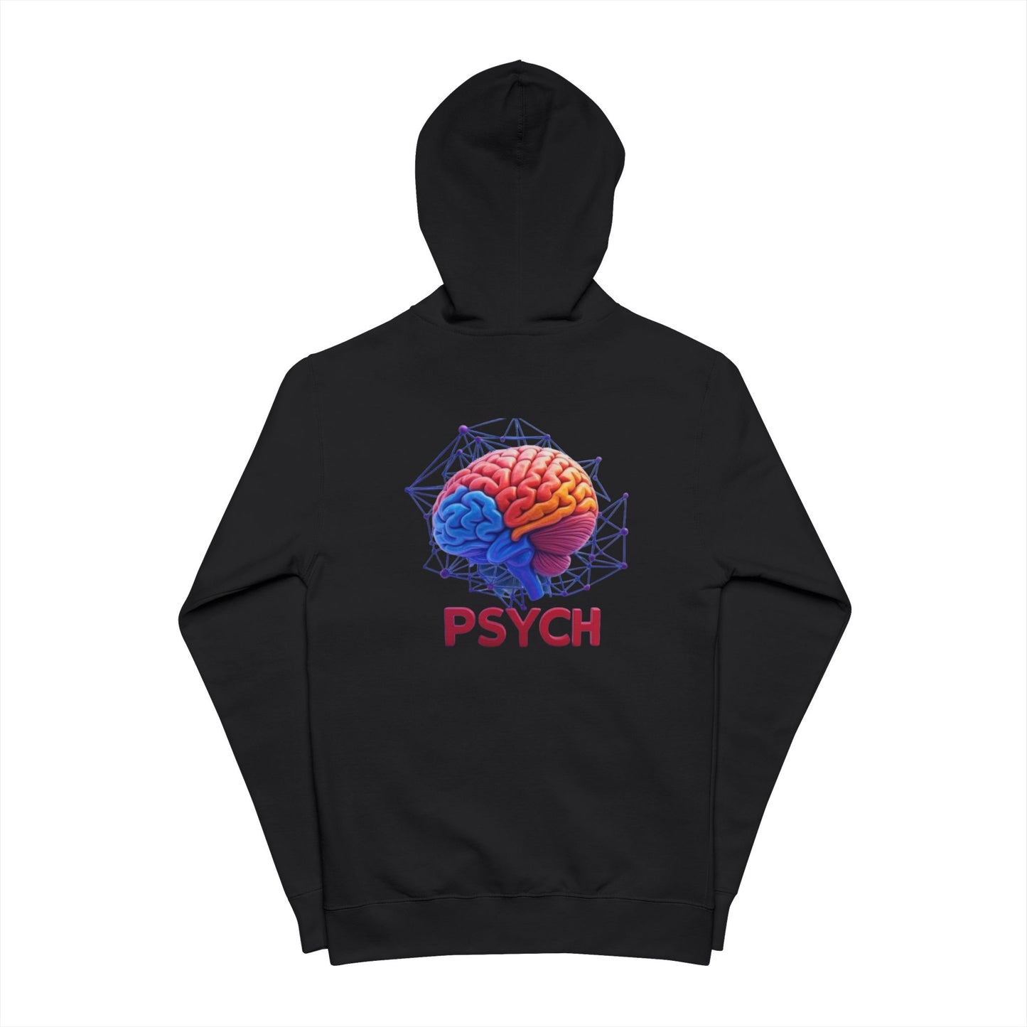 Psychology-Inspired Unisex Fleece Zip Up Hoodie - Perfect for Mental Health Awareness, Gift for Students, Casual Wear, Cozy Layering, [...]