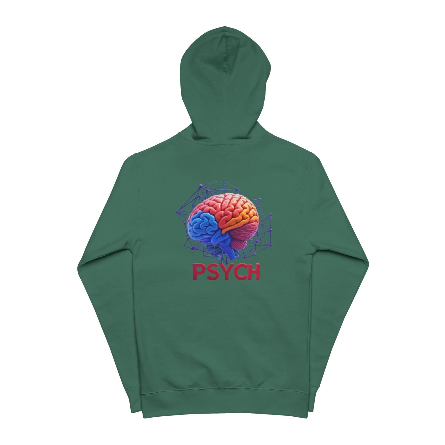 Psychology-Inspired Unisex Fleece Zip Up Hoodie - Perfect for Mental Health Awareness, Gift for Students, Casual Wear, Cozy Layering, [...]