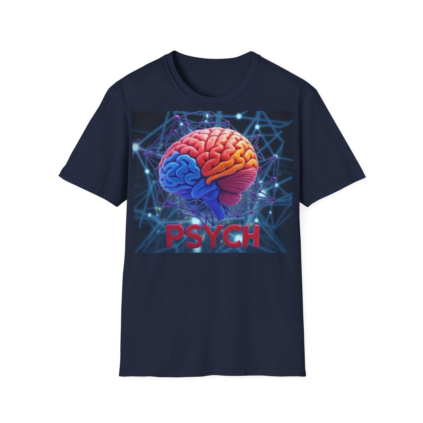 Colorful Brain Graphic T-Shirt for Psychology Lovers, Gift for Students, Unisex Tee for Mental Health Awareness, Cool Casual Wear, [...]