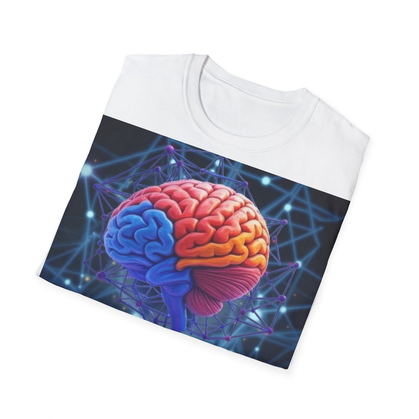 Colorful Brain Graphic T-Shirt for Psychology Lovers, Gift for Students, Unisex Tee for Mental Health Awareness, Cool Casual Wear, [...]