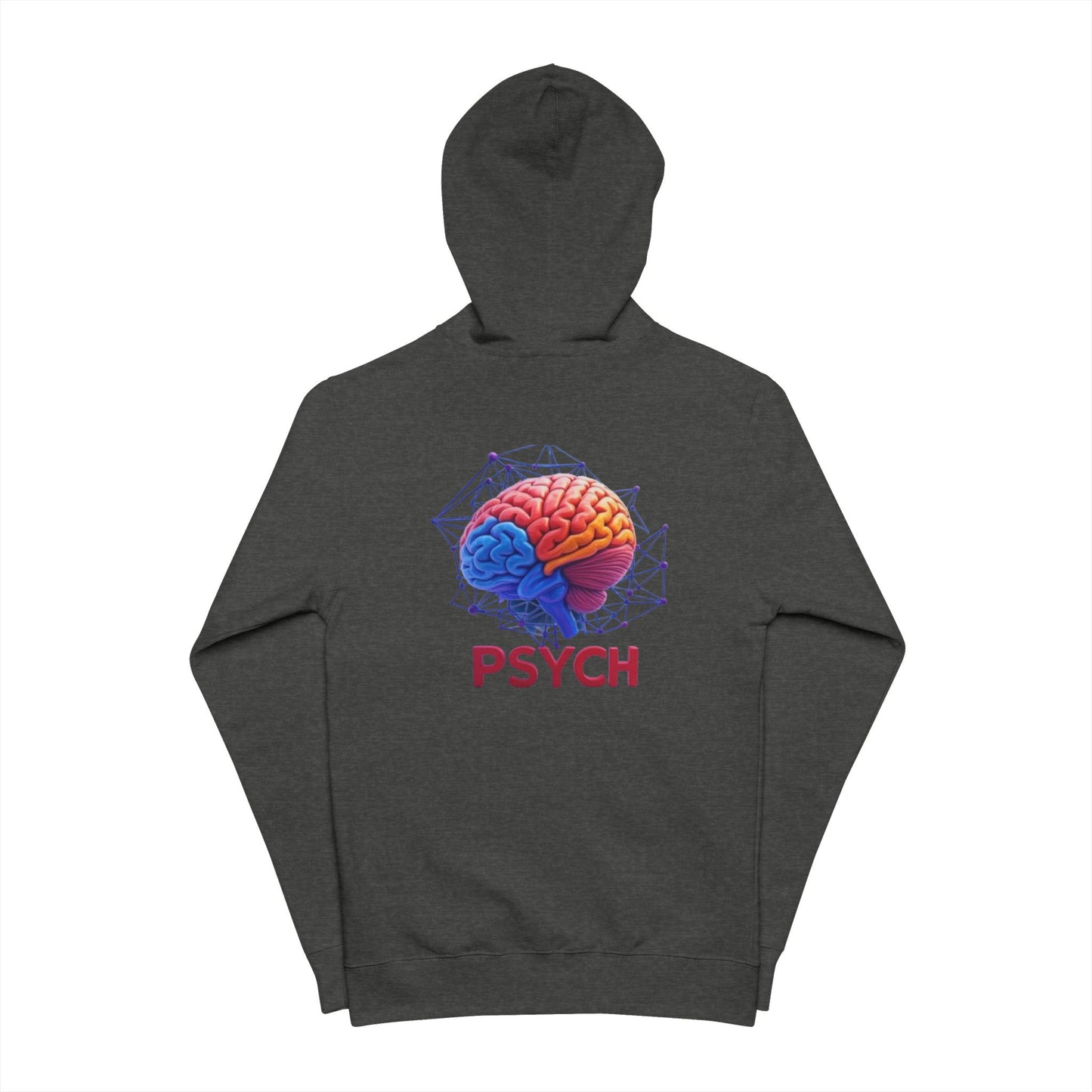 Psychology-Inspired Unisex Fleece Zip Up Hoodie - Perfect for Mental Health Awareness, Gift for Students, Casual Wear, Cozy Layering, [...]