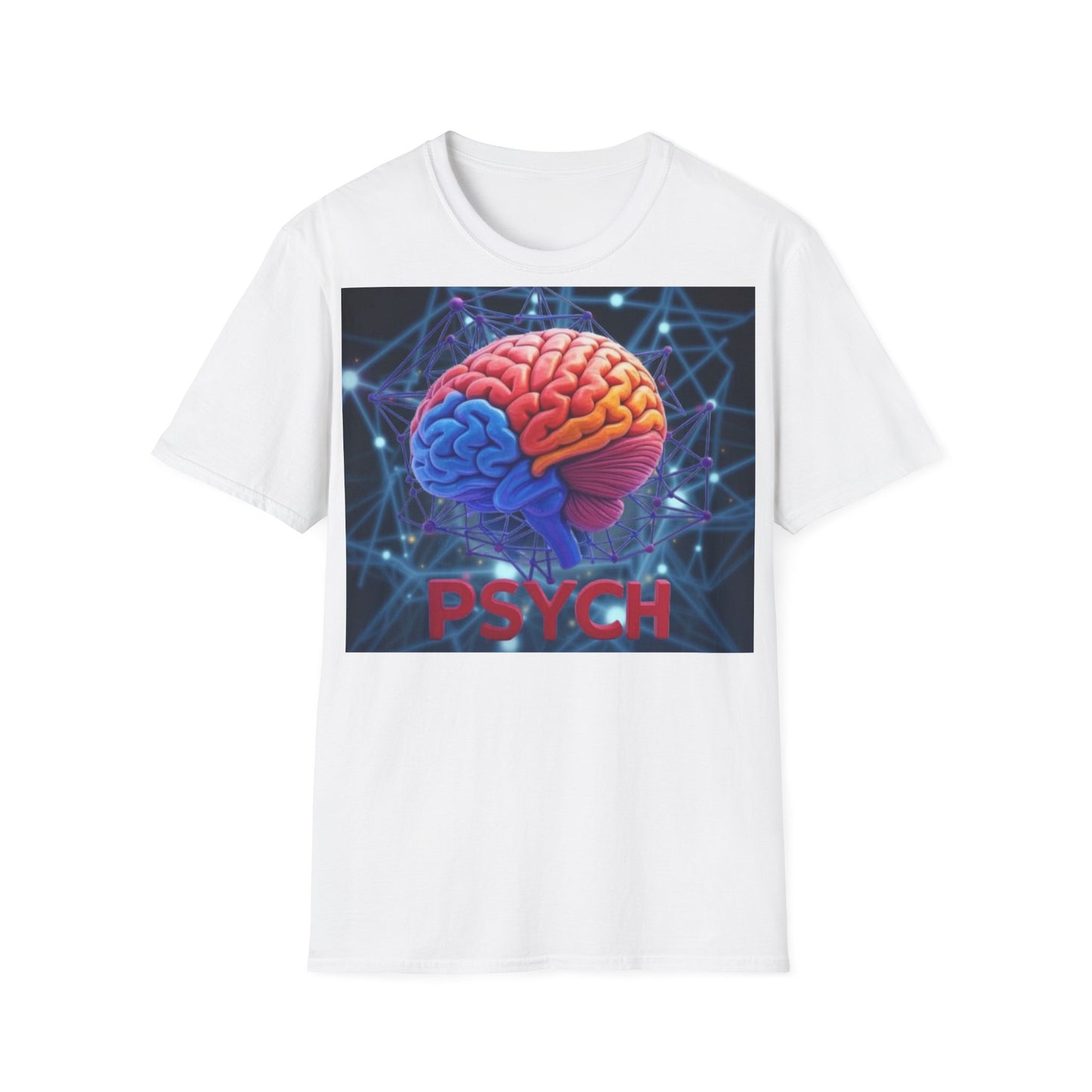 Colorful Brain Graphic T-Shirt for Psychology Lovers, Gift for Students, Unisex Tee for Mental Health Awareness, Cool Casual Wear, [...]