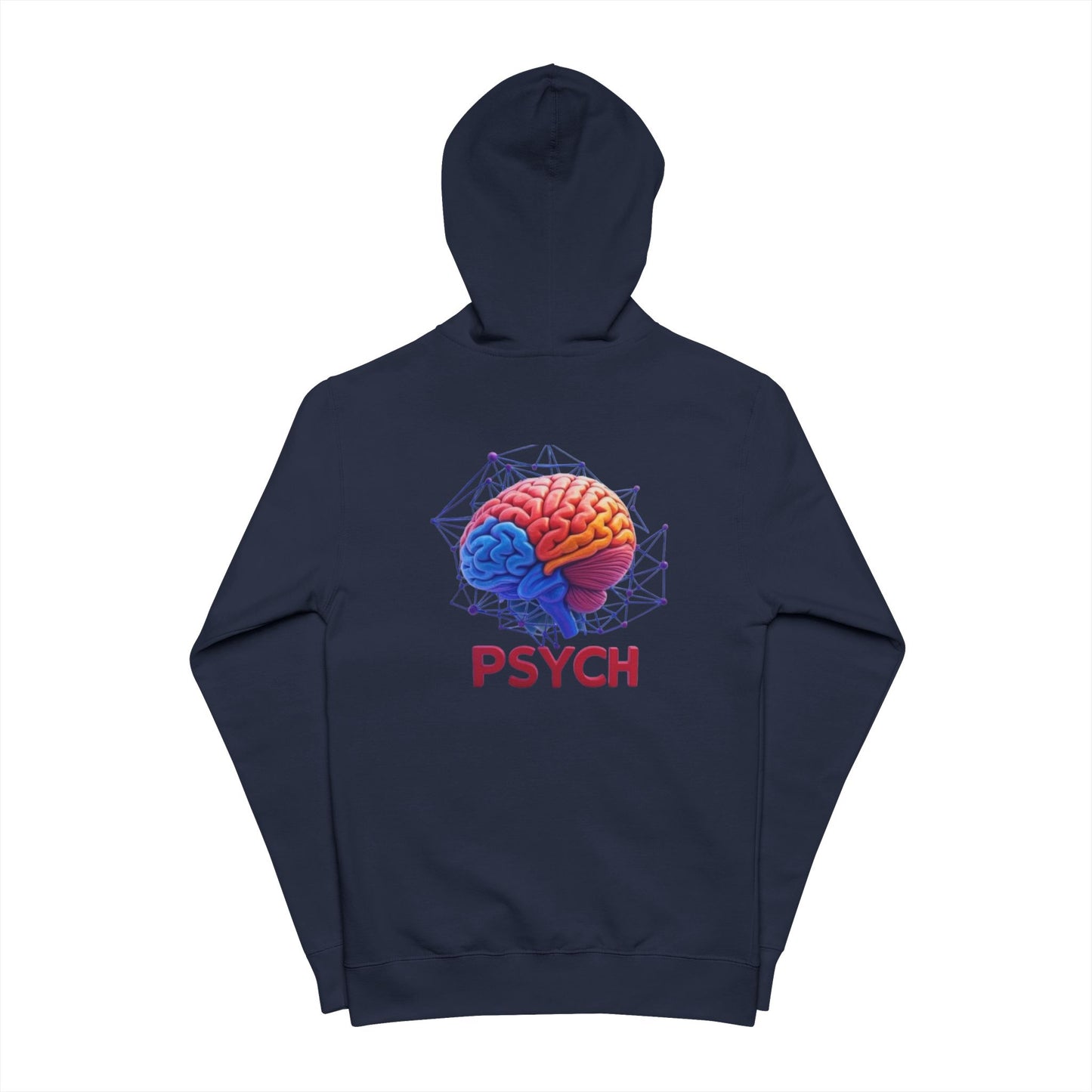 Psychology-Inspired Unisex Fleece Zip Up Hoodie - Perfect for Mental Health Awareness, Gift for Students, Casual Wear, Cozy Layering, [...]